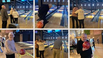 Newton Aycliffe care home Residents go ten pin bowling
